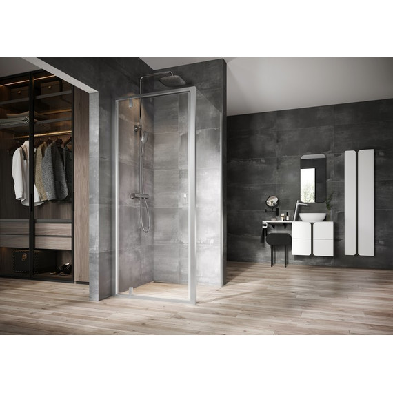 Душевое ограждение Ravak Nexty NDOP1+NPSS 80х80 см 03O40U00Z1+90O40U00Z1, сатин/прозрачное - фото 2