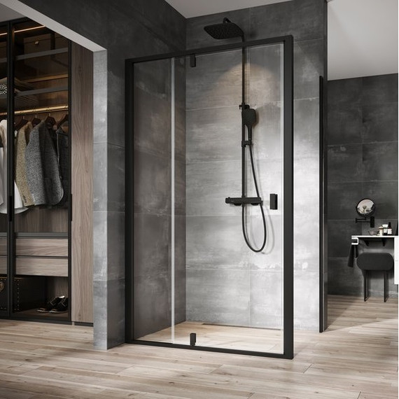 Душевая дверь Ravak Nexty NDOP2 120 см 03OG0300Z1, чёрный/прозрачное - фото 