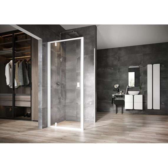 Душевое ограждение Ravak Nexty NDOP1+NPSS 90х90 см 03O70101Z1+90O70100Z1, белый/прозрачное - фото 2