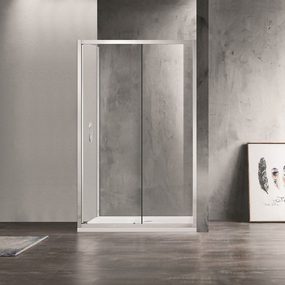 Душевое ограждение Azario Milton 120х80 см AZ-ND1131 R 1200, хром/прозрачное - фото, картинка 2 Душевое ограждение Azario Milton 120х80 см AZ-ND1131 R 1200, хром/прозрачное - фото 2