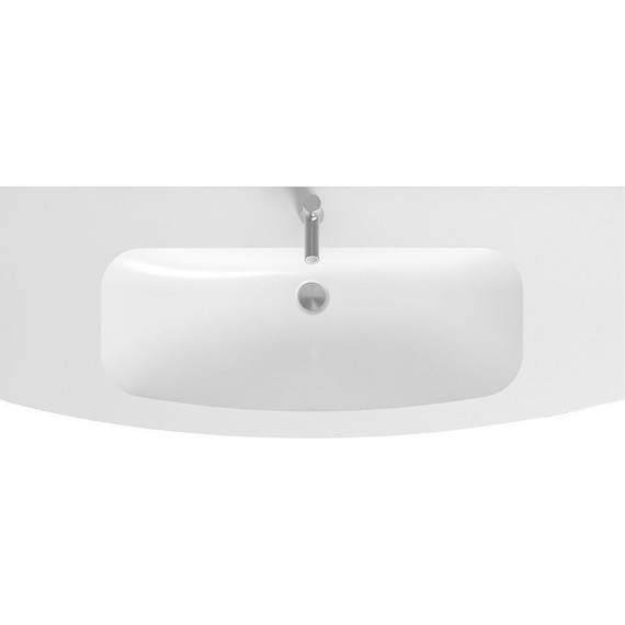 Тумба подвесная с раковиной Jacob Delafon Nona 120 см EB1890RU-G1A, телесный глянцевый (раковина из искусственного мрамора EB1882RU-00) - фото 2