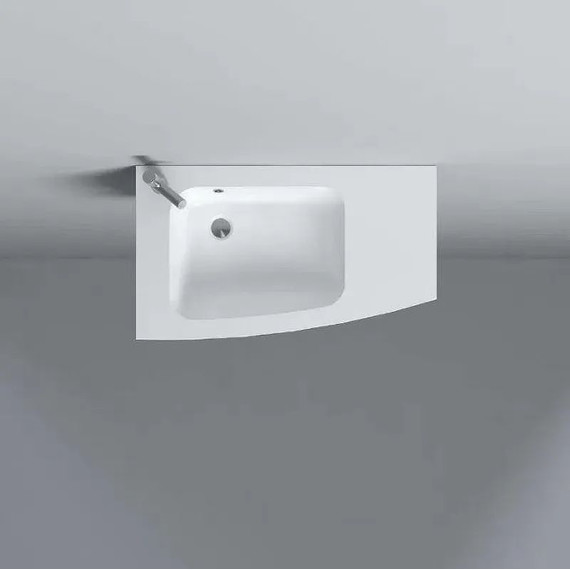 Тумба подвесная с раковиной Jacob Delafon Nona 80 см EB1888RU-G98, темно-синий (стеклянная раковина EB1884RU-DE1) - фото 3