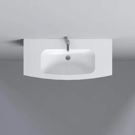 Тумба подвесная с раковиной Jacob Delafon Nona 100 см EB1889RU-442, серый антрацит (стеклянная раковина EB1885RU-DE1) - фото 5