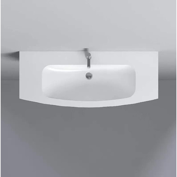 Тумба подвесная с раковиной Jacob Delafon Nona 120 см EB1890RU-G1A, телесный глянцевый (стеклянная раковина EB1886RU-DE1) - фото 3