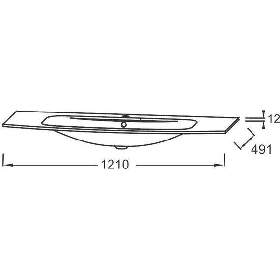 Тумба подвесная с раковиной Jacob Delafon Nona 120 см EB1890RU-G1A, телесный глянцевый (стеклянная раковина EB1886RU-DE4, серый матовый) - фото 3