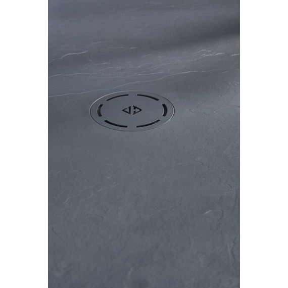 Каменный поддон Jacob Delafon Singulier 140x90 см E67025-NAD, серый сланец - фото 2