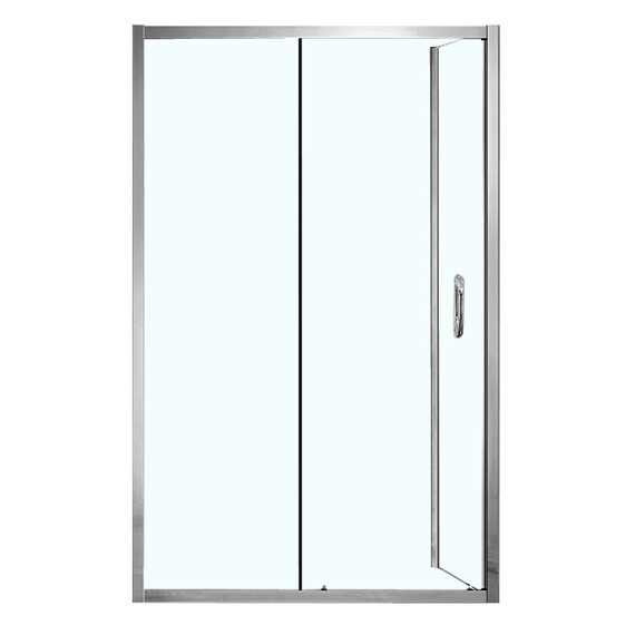 Душевое ограждение Azario Milton 120х80 см AZ-ND1131 L 1200, хром/прозрачное - фото 