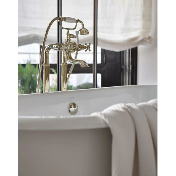 Смеситель для ванны Jacob Delafon Cleo 1889 E24314-BGG, золото - фото 8