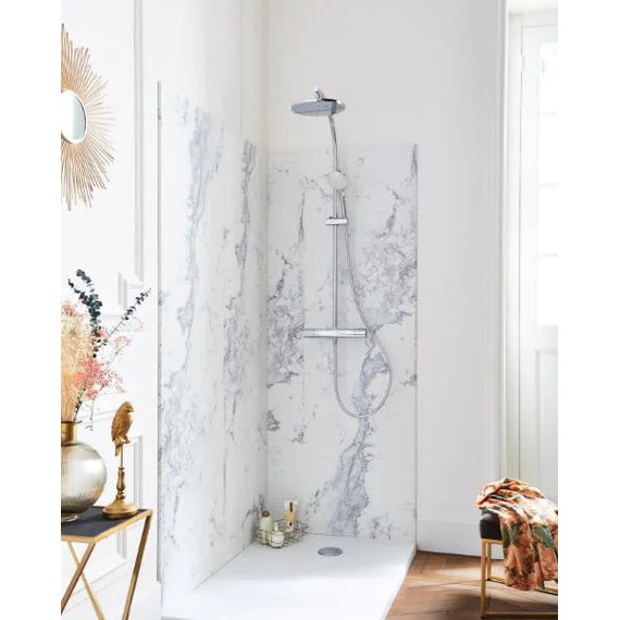 Душевая стойка с термостатом Jacob Delafon Amelie E32851-CP - фото, картинка 2 Душевая стойка с термостатом Jacob Delafon Amelie E32851-CP - фото 2