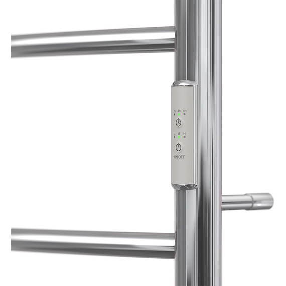 Полотенцесушитель электрический Point с полкой П5 500x800 мм PN04858P (возможность скрытого подключения) R - фото 4