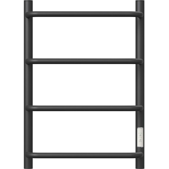 Полотенцесушитель электрический Point П4 400x600 мм PN08846B, чёрный (возможность скрытого подключения) R - фото 