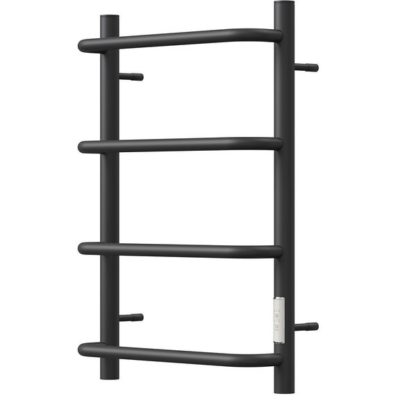 Полотенцесушитель электрический Point П4 400x600 мм PN08846B, чёрный (возможность скрытого подключения) R - фото 2