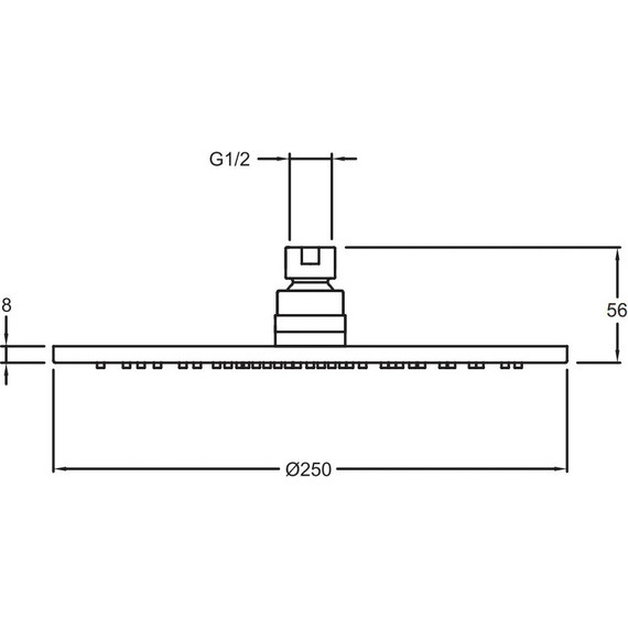 Верхний душ Jacob Delafon Toobi E21758-CP - фото 2