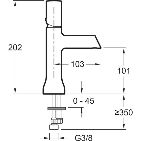 Смеситель для раковины Jacob Delafon Toobi E7329-CP - фото 12