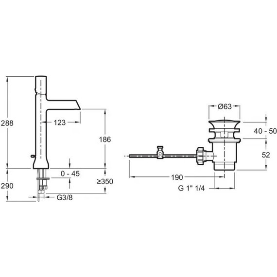Смеситель для раковины высокий Jacob Delafon Toobi E8990-BN, полированный никель - фото 4