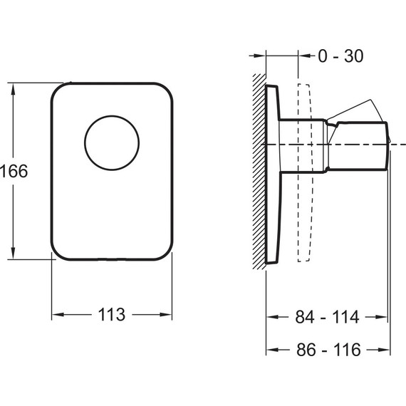 Смеситель для душа Jacob Delafon Toobi E98707-CP - фото 2