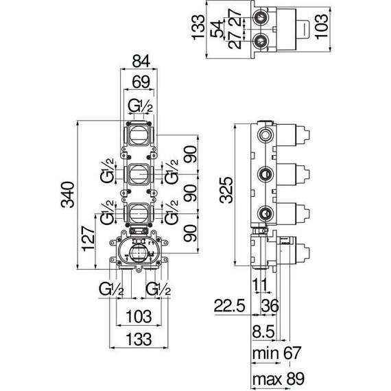 Скрытая часть Nobili WE00103 - фото 2