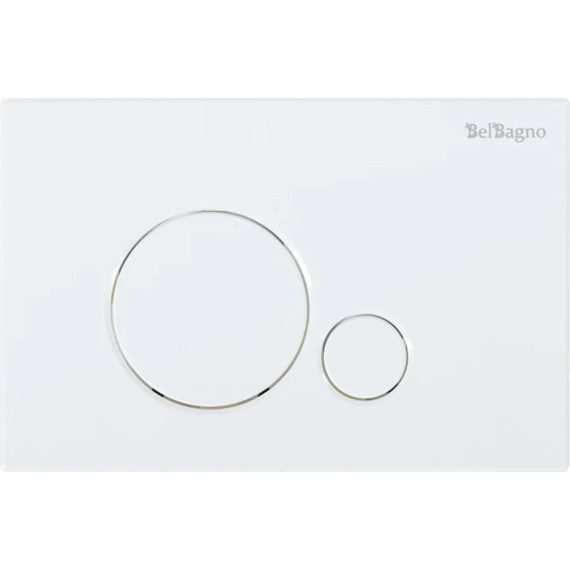 Инсталляция BelBagno BB002-80 с подвесным безободковым унитазом Cezares Stylus CZR-513-TH-R (кнопка Sfera, белая) - фото 6