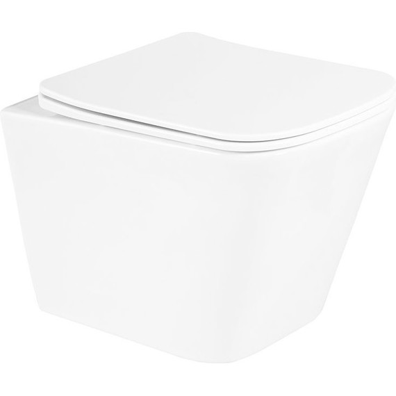 Инсталляция BelBagno BB002-80 с подвесным безободковым унитазом BelBagno Due BB3103CHR/SC (кнопка Sfera, белая) - фото 5