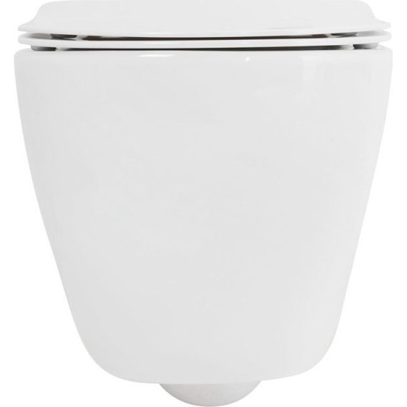Инсталляция BelBagno BB002-80 с подвесным безободковым унитазом Cezares Stylus CZR-513-TH-R (кнопка Sfera, белая) - фото 8
