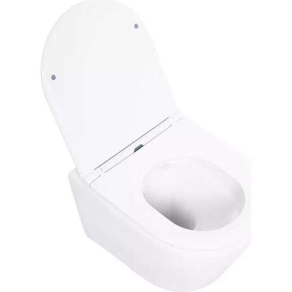 Инсталляция с подвесным унитазом комплект: Grohe Rapid SL 38772001 с подвесным безободковым унитазом BelBagno Tre BB8001CHR/SC сиденье микролифт, крепление, кнопка смыва хром - фото 7