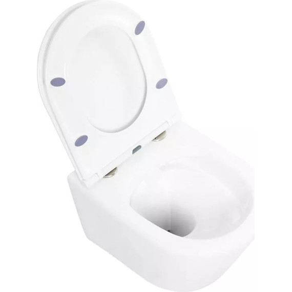 Инсталляция с подвесным унитазом комплект: Grohe Rapid SL 38772001 с подвесным безободковым унитазом BelBagno Tre BB8001CHR/SC сиденье микролифт, крепление, кнопка смыва хром - фото 8