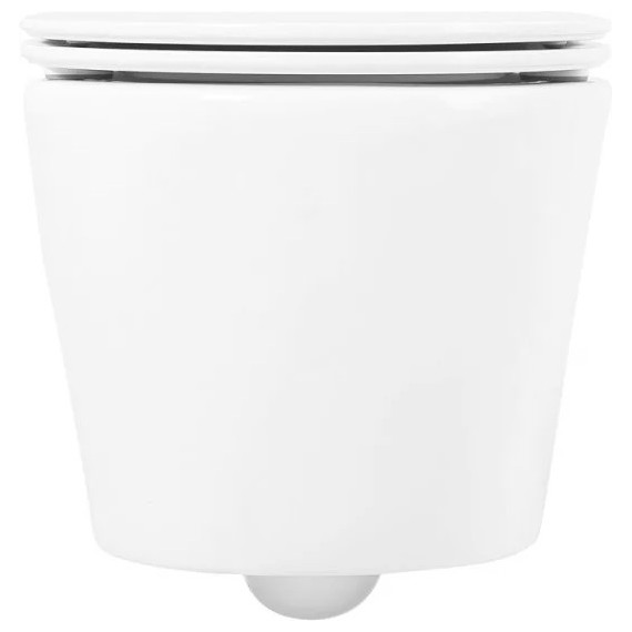 Инсталляция с подвесным унитазом комплект: Grohe Rapid SL 38772001 с подвесным безободковым унитазом BelBagno Tre BB8001CHR/SC сиденье микролифт, крепление, кнопка смыва хром - фото 10