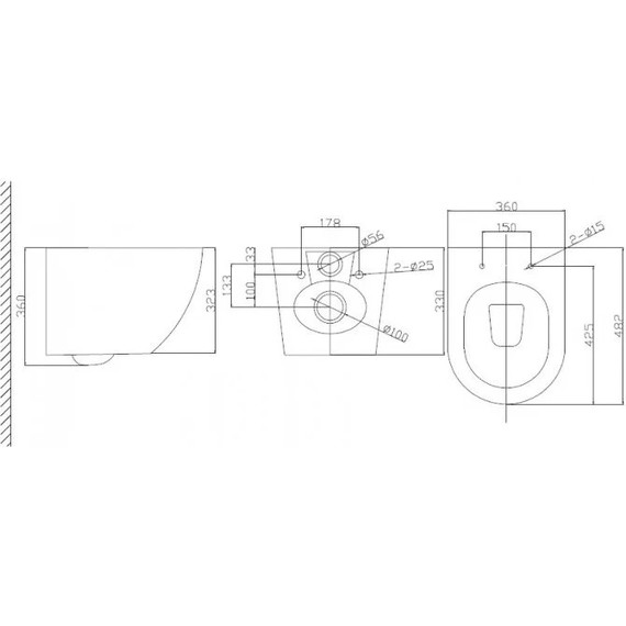 Инсталляция с подвесным унитазом комплект: Grohe Rapid SL 38772001 с подвесным безободковым унитазом BelBagno Uno BB3105CHR/SC сиденье микролифт, крепление, кнопка смыва хром, Цвет производителя: белый - фото, картинка 13 Инсталляция с подвесным унитазом комплект: Grohe Rapid SL 38772001 с подвесным безободковым унитазом BelBagno Uno BB3105CHR/SC сиденье микролифт, крепление, кнопка смыва хром, Цвет производителя: белый - фото 13