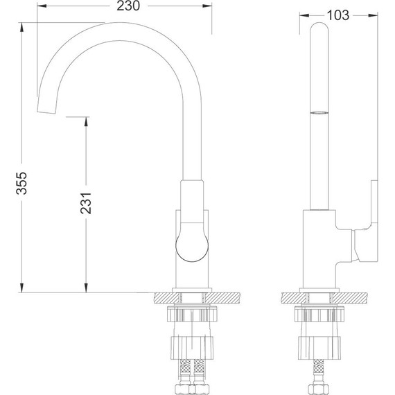 Смеситель для кухни Lemark Aura LM0605C - фото 3