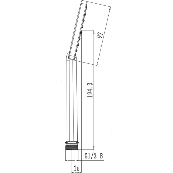 Ручной душ Lemark LM1411C - фото, картинка 2 Ручной душ Lemark LM1411C - фото 2