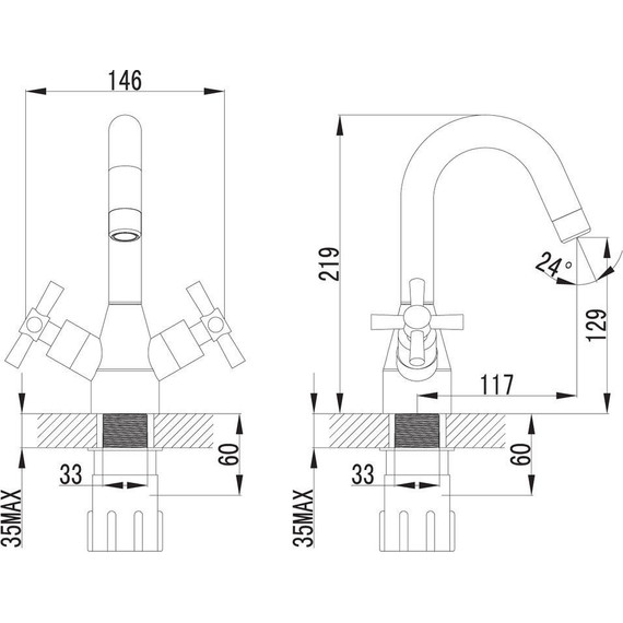 Смеситель для кухни Lemark Neo LM2207C - фото 3