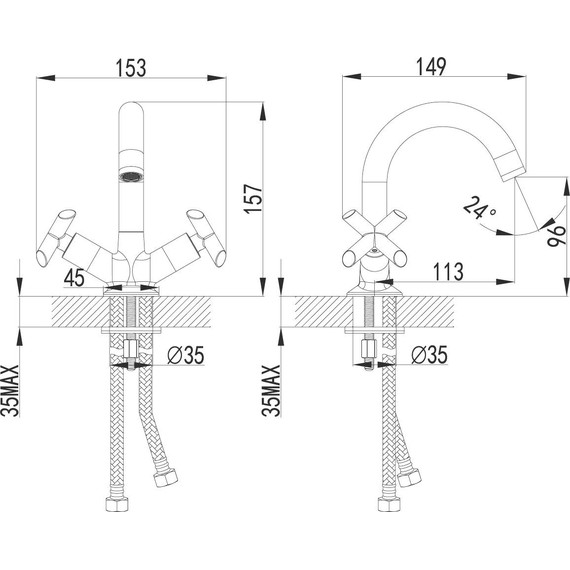 Смеситель для кухни Lemark Practica LM7507C - фото 2