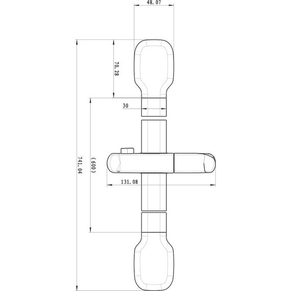 Душевая штанга Lemark 74 см LM8078C - фото, картинка 2 Душевая штанга Lemark 74 см LM8078C - фото 2