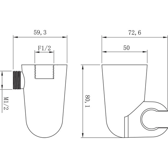 Шланговое подсоединение с держателем Lemark LM8084C - фото 2