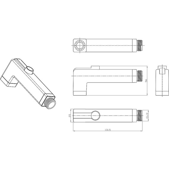 Гигиенический душ Lemark LM8091C - фото 2