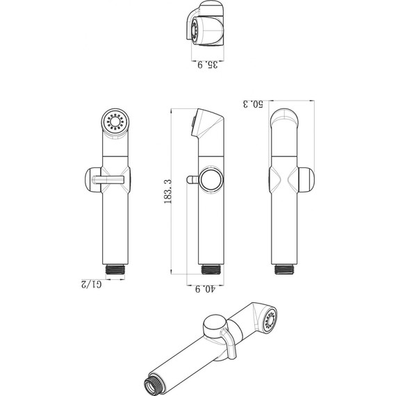 Гигиенический душ Lemark LM8092C - фото 2