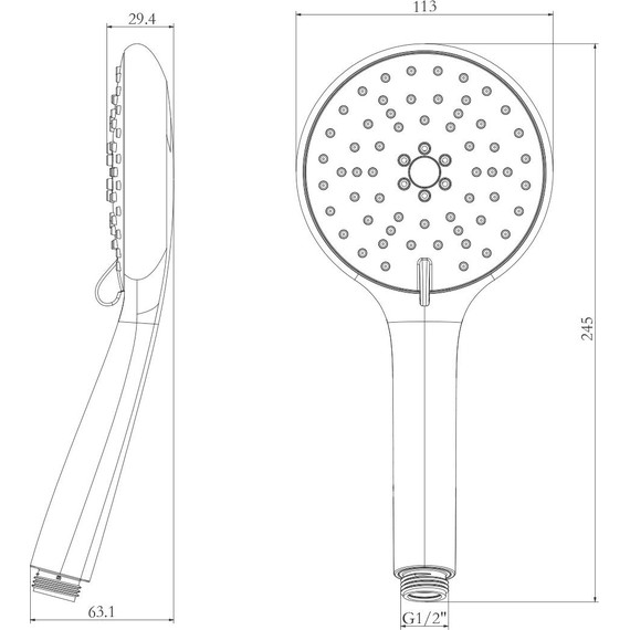Ручной душ Lemark LM8116C - фото 2