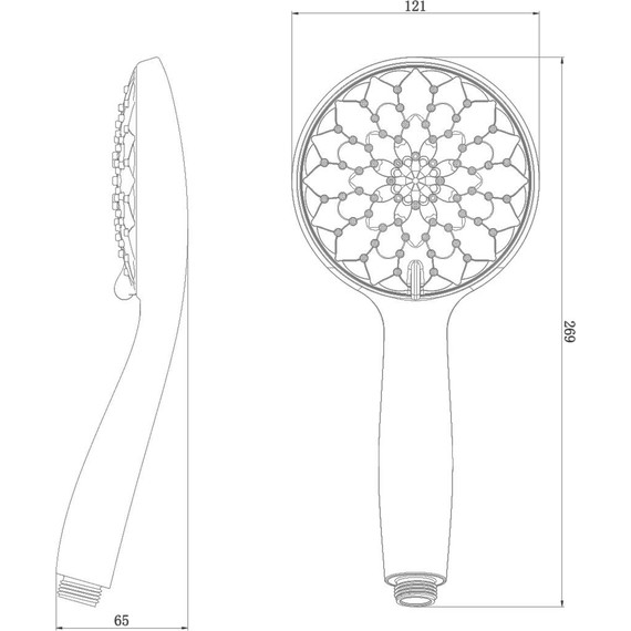 Ручной душ Lemark LM8121C - фото 2