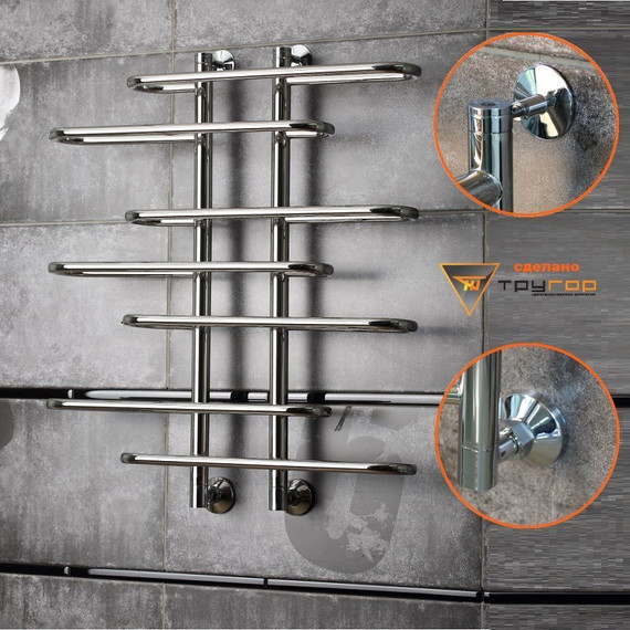 Полотенцесушитель водяной Тругор Логика НК П7 150x800 мм 00-00021727 - фото 2