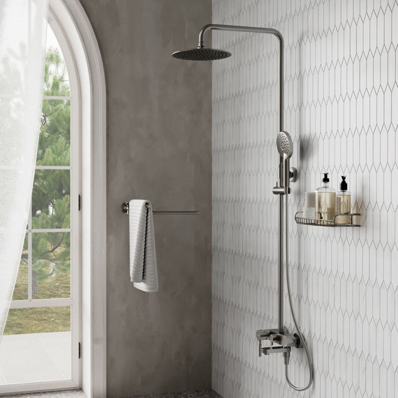 Душевая стойка  WasserKraft A14201, никель - фото 2