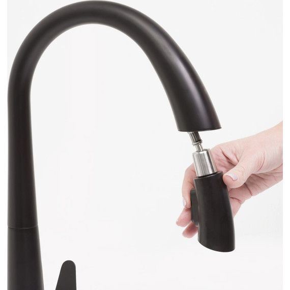 Смеситель для кухни WasserKraft A8667, черный - фото 7