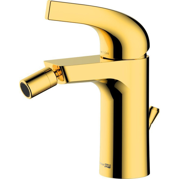 Смеситель для биде WasserKraft Sauer 7106, золото глянцевое - фото 