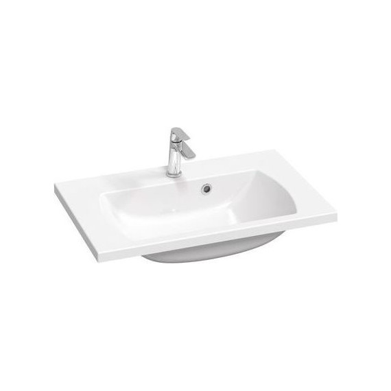 Тумба подвесная с раковиной Ravak Classic II 70 см X000001479, белый/серый - фото 2