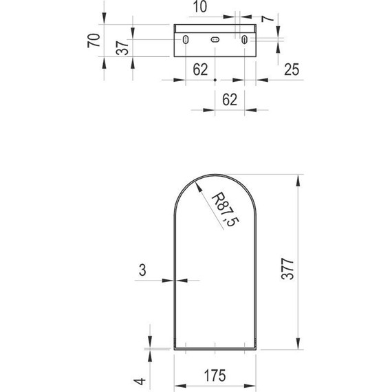 Консоль для раковины Ravak Yard 400 X01786 - фото 2