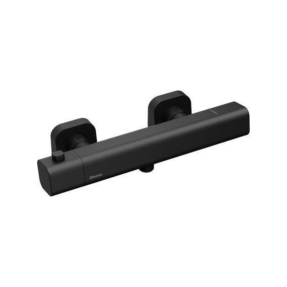 Смеситель для душа с термостатом Ravak 10° X070154, чёрный - фото 2