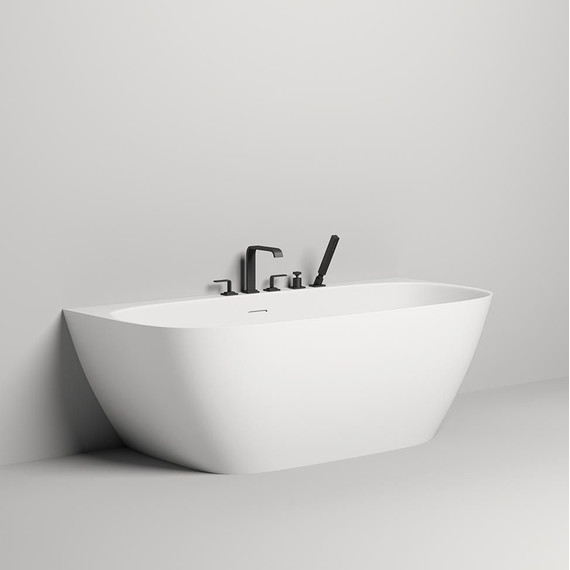 Ванна каменная Salini Sofia Wall 180х85 см 102513G (S-Sense) глянцевая - фото 