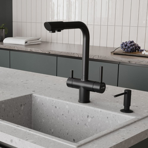 Смеситель для кухни WasserKraft A8367, черный матовый - фото, картинка 3 Смеситель для кухни WasserKraft A8367, черный матовый - фото 3