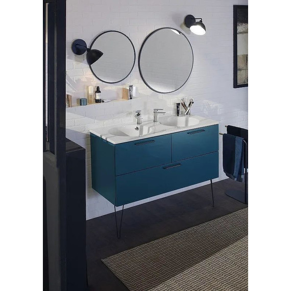 Зеркало Jacob Delafon Odeon Rive Gauche 50 см EB1176-S14, черный лак сатин - фото 3