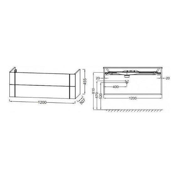 Тумба подвесная с раковиной Jacob Delafon Nouvelle Vague 120 см EB3035-E73, фактурный дуб (раковина EXAR112-Z-MG2, кашемир) - фото 3