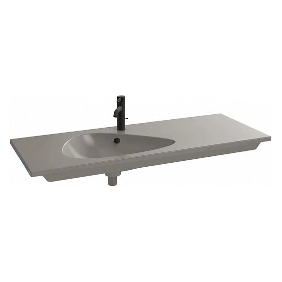 Тумба подвесная с раковиной Jacob Delafon Nouvelle Vague 120 см EB3035-E73, фактурный дуб (раковина EXAR112-Z-MG2, кашемир) - фото 2